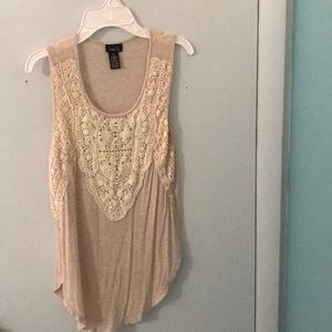 Beige tank top
